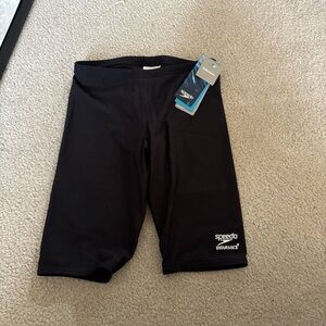 NWT Speedo Black Jammers Size 26